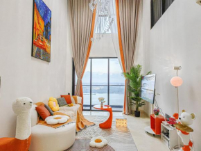Jacuzzi,Loft,Highest Floor,SG city View,10min to CIQ